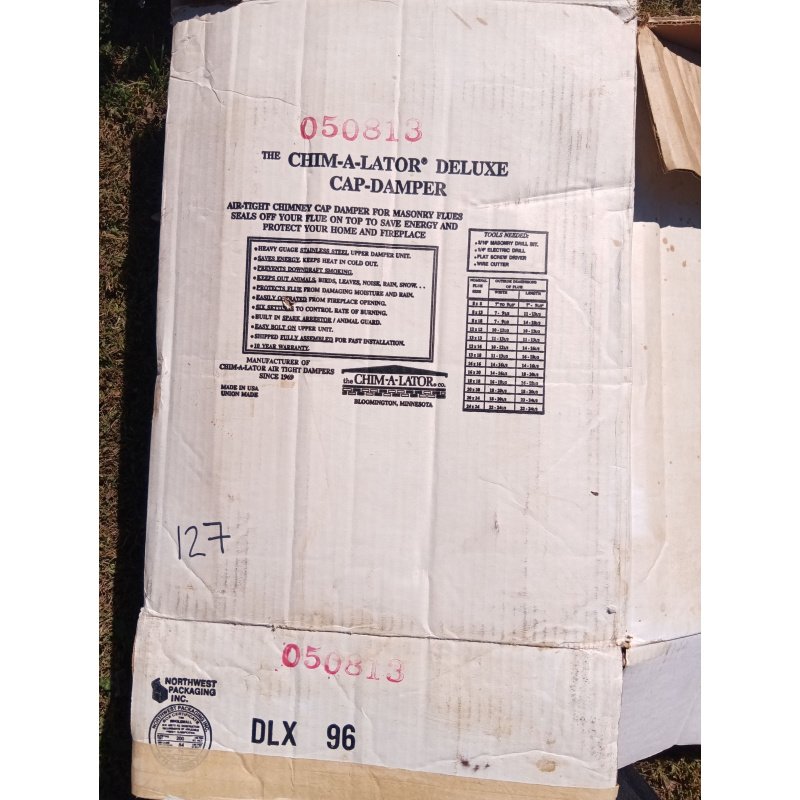 Chim-a-lator Delux Cap Damper 050813